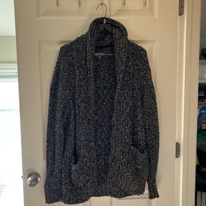 LL Bean Signature Cotton Fisherman Sweater, Shawl-Collar Cardigan